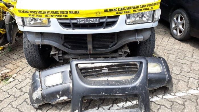 Bumper Isuzu Panther kasus Nagreg ambrol