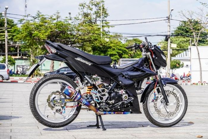 Modifikasi Suzuki Satria F150 yang istimewa