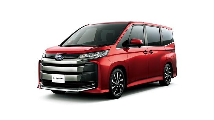 Fascia Toyota Noah terbaru generasi keempat di Jepang.