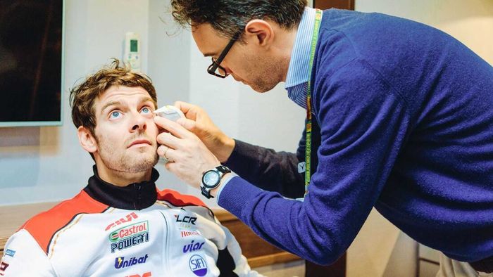 Cal Crutchlow ikut dalam penelitian kedipan pembalap MotoGP