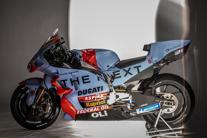 Gresini Racing resmi tampilkan motor Ducati dan livery baru untuk MotoGP 2022.