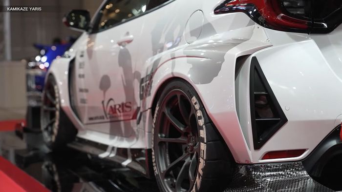 Proporsi fender gambot pada modifikasi Toyota GR Yaris garapan Varis