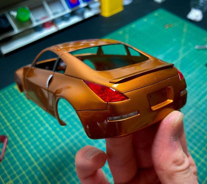 Pengecatan Tamiya Nissan 350Z