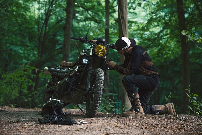 Modifikasi Triumph Street Scrambler yang sangar