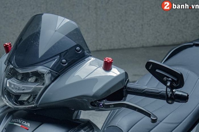 Master rem belakang pakai Brembo RCS 16 dengan tuas Dreambase