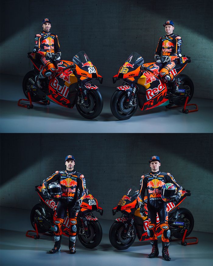 Tampilan KTM RC16 di tim Red Bull KTM Factory Racing