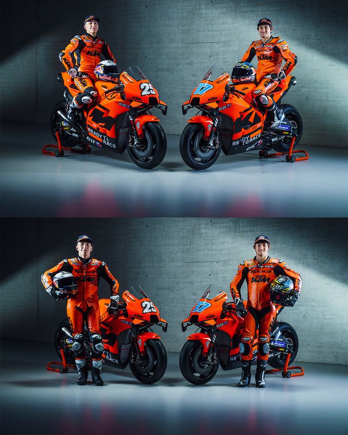 Tampilan KTM RC16 di tim Red Bull KTM Factory Racing