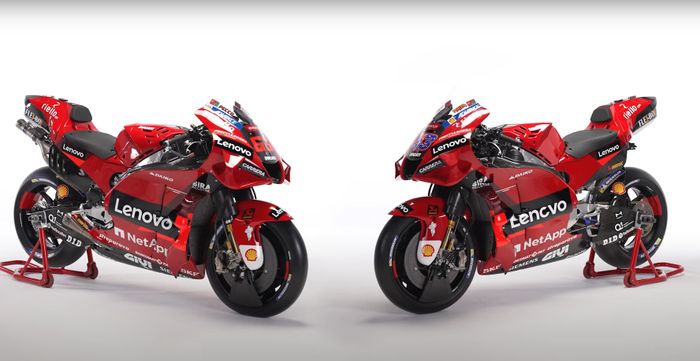 Desmosedici GP22 tim Ducati Lenovo