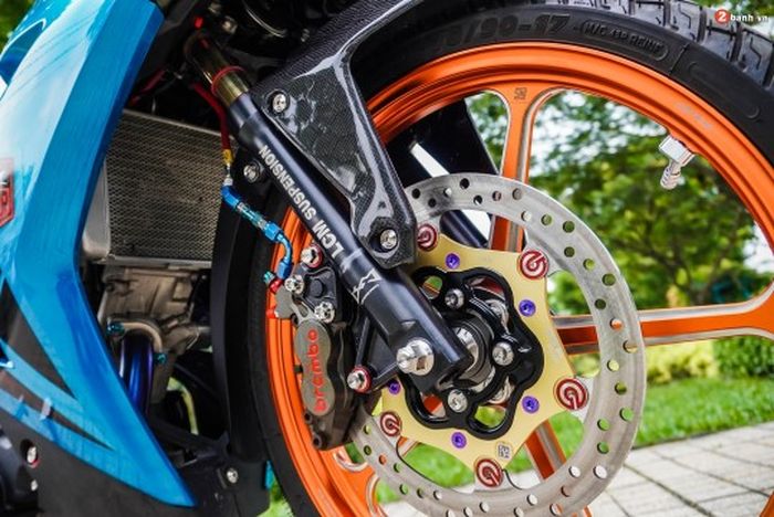 Kaki depannya mendapatkan banyak upgrade istimewa