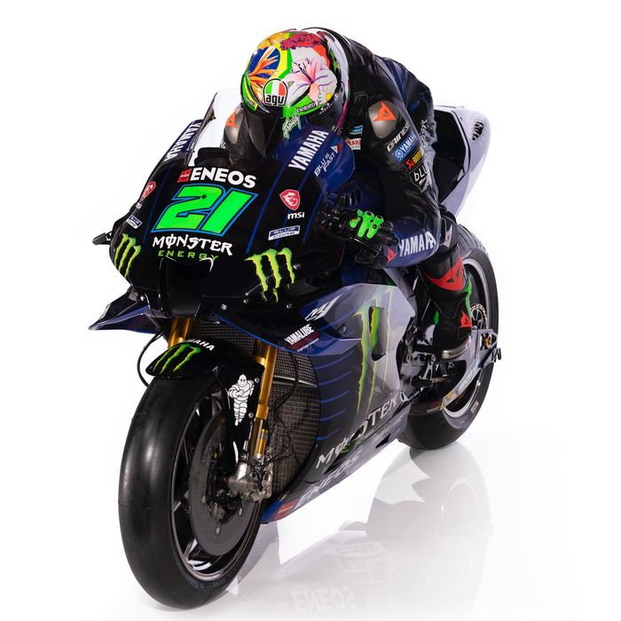 Livery baru motor Monster Energy Yamaha MotoGP 2022