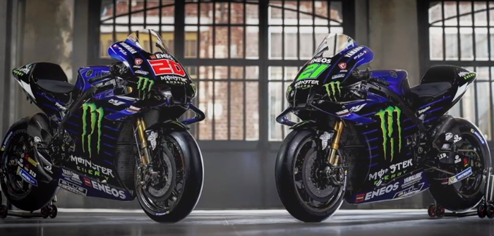 Livery baru motor Monster Energy Yamaha MotoGP 2022
