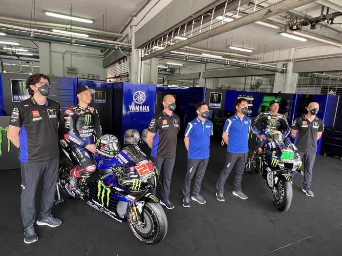 Livery baru motor Monster Energy Yamaha MotoGP 2022 