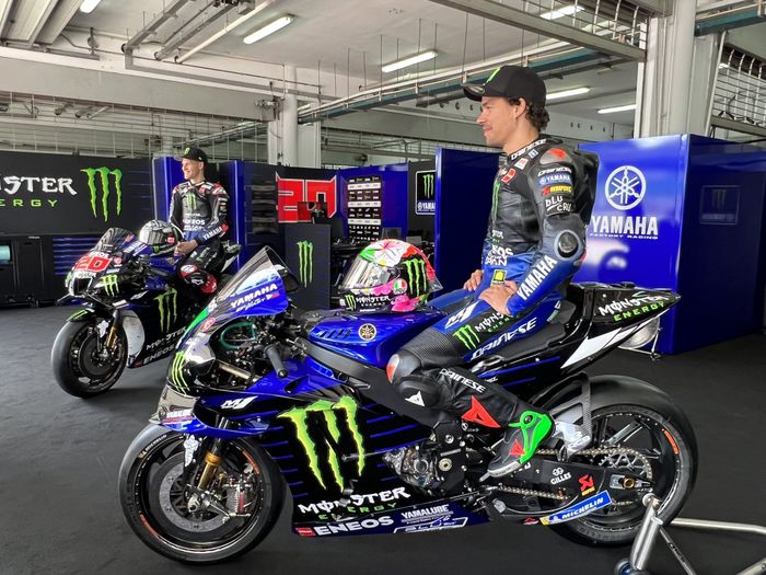 Livery baru motor Monster Energy Yamaha MotoGP 2022