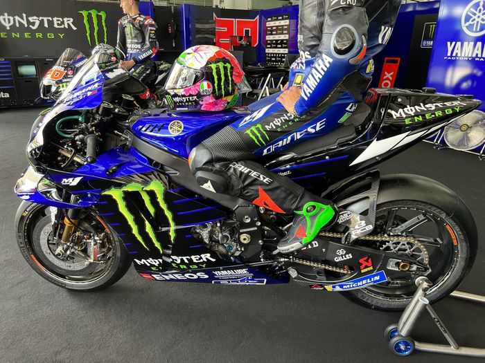 Livery baru motor Monster Energy Yamaha MotoGP 2022 