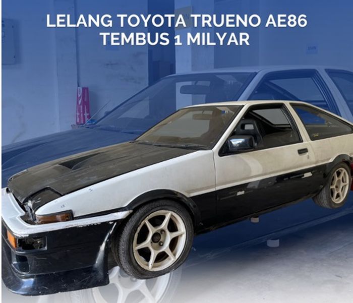 Toyota AE86 Trueno yang dilelang tembus Rp 1 miliar