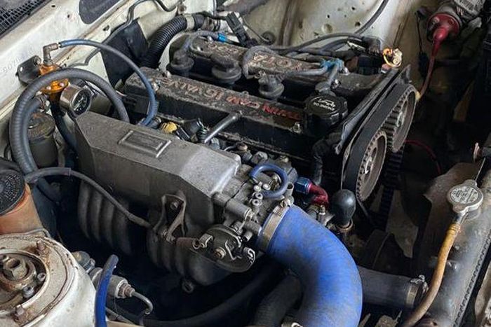 Kondisi mesin Toyota AE86 Trueno yang laku dilelang Rp 1 miliar dalam waktu sejam