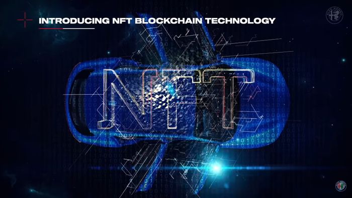 Ilustrasi NFT pada Alfa Romeo Tonale.