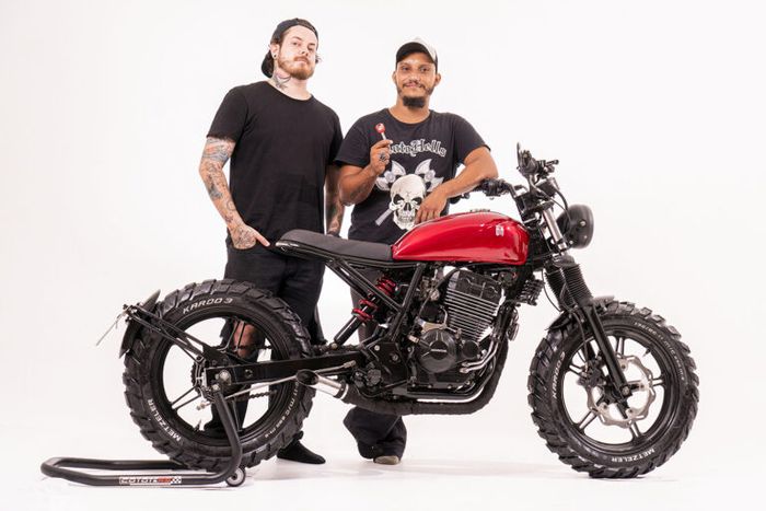 Honda CB300F scrambler yang sangar