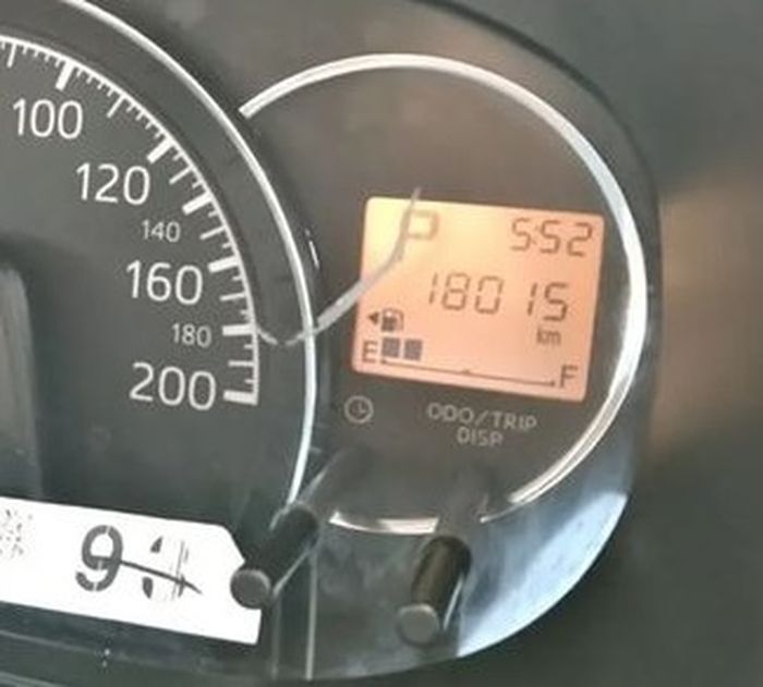 Odometer Toyota Agya S TRD 2017 di Power Auto