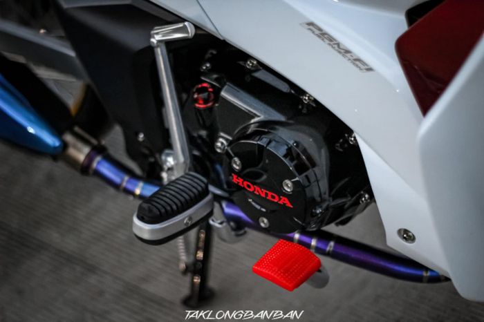 Sektor mesin dapat leher knalpot titanium