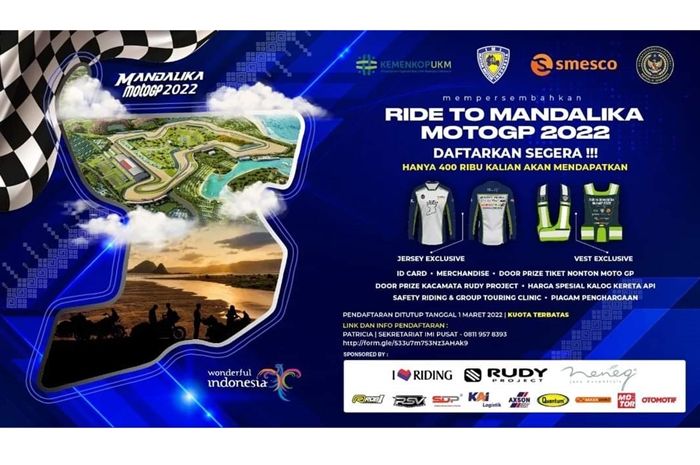 Program Ride to Mandalika MotoGP 2022