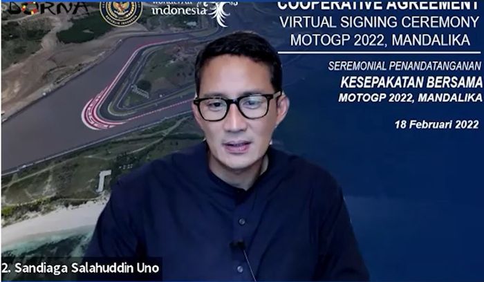 Menteri Parekraf, Sandiaga Uno prediksi MotoGP Mandalika akan tingkatkan perekonomian