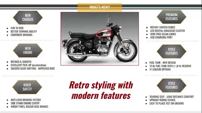 Berbagai hal baru di All New Royal Enfield Classic 350