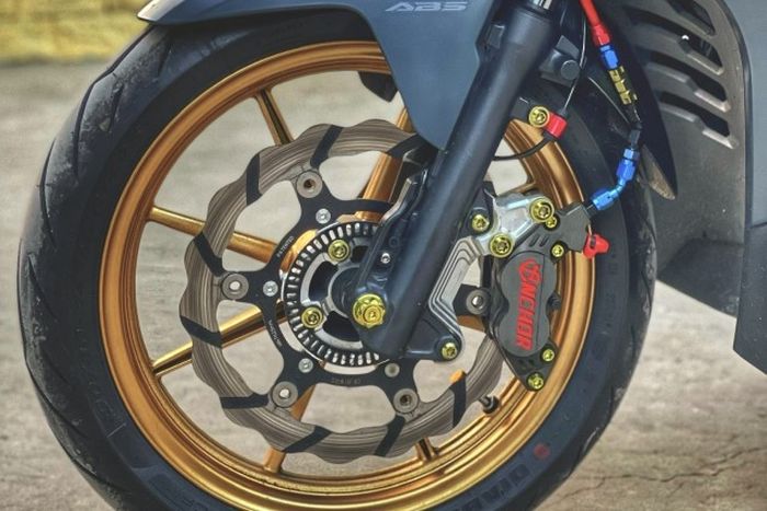 Pelek pakai RCB dan pengereman diupgrade