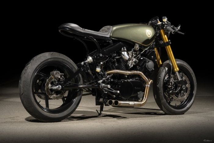 Yamaha XV1000 TR1 yang tampil sangar