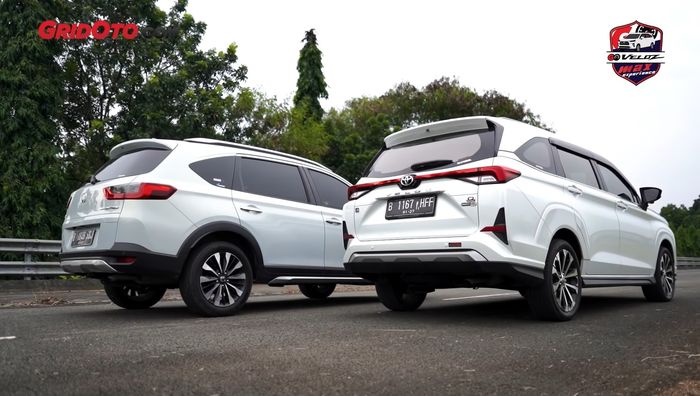 Honda BR-V Prestige with Honda Sensing dan Toyota Veloz Q CVT TSS.