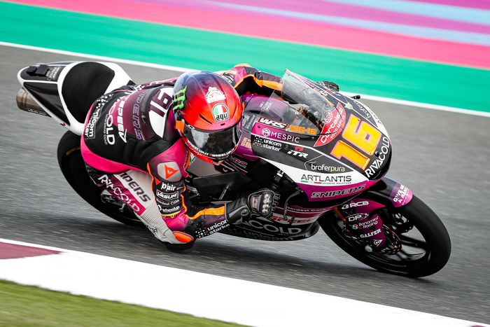 Andrea Migno jadi pemenang Moto3 Qatar 2022.