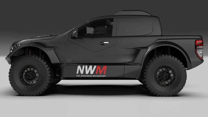 Modifikasi Ford Ranger NWM yang diklaim jauh lebih radikal dengan aplikasi serat karbon 