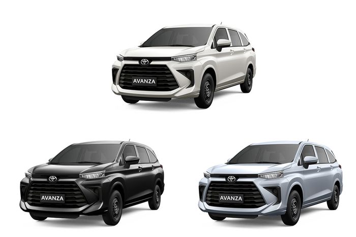 Toyota Avanza 1.3 J MT Filipina hadir dalam tiga warna yakni putih metalik, hitam metalik, dan silver metalik.