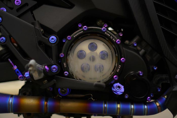 Mesin diberi upgrade istimewa 