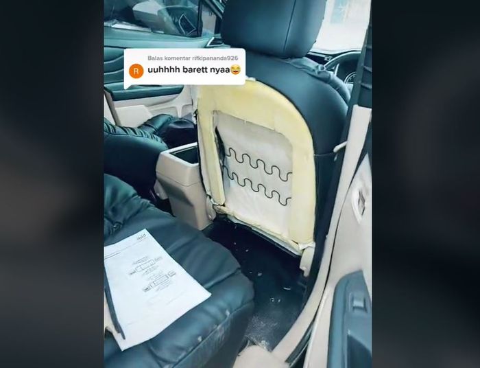 Cover jok Mitsubishi Xpander tarikan leasing disobeki debitur sebelum ditarik