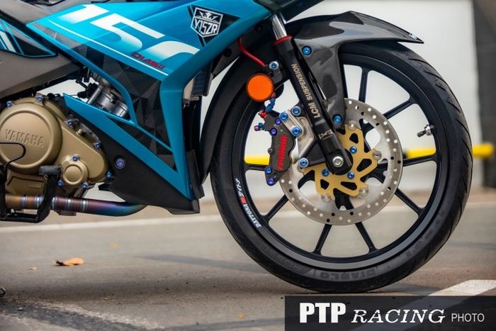 Kaki depannya mendapatkan full upgrade