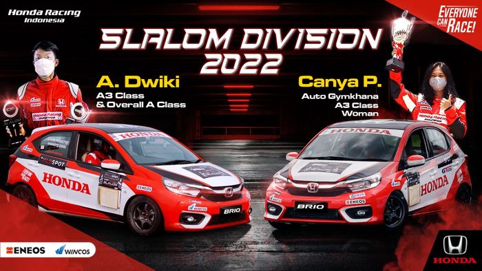 Formasi pembalap HRI divisi slalom
