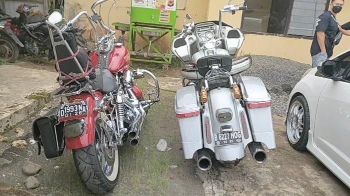 Penampakan dua Harley-Davidson yang menabrak dua bocah kembar hingga tewas