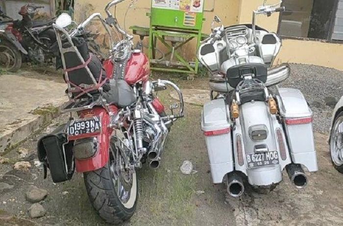 Bocah kembar tewas ditabrak rombongan motor gede (moge) Harley-Davidson di Pangandara.