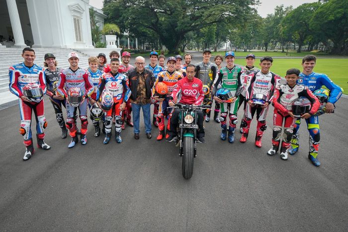 Ilustrasi. Parade pembalap MotoGP di Jakarta