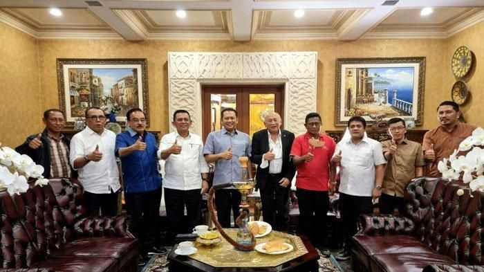 Ketua MPR yang merangkap Ketua Umum Ikatan Motor Indonesia (IMI), Bambang Soesatyo bertemu dengan jajaran petinggi membahas pembangunan sirkuit F1 di Bintan