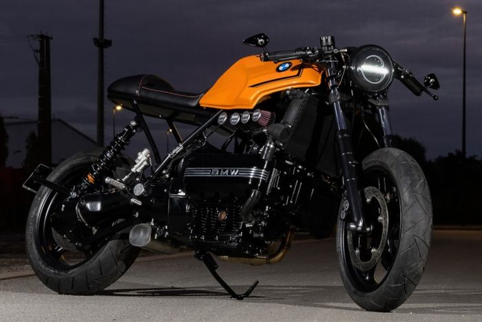 BMW K1100LT cafe racer yang tampil mempesona