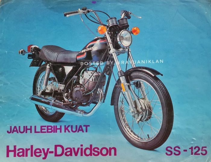 SS-125, Harley-Davidson bermesin 2-tak mirip RX-King