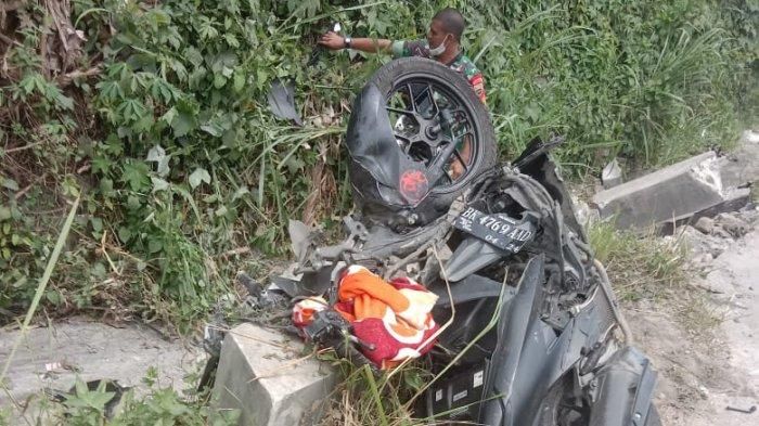 Motor yang dibawa anggota TNI AD