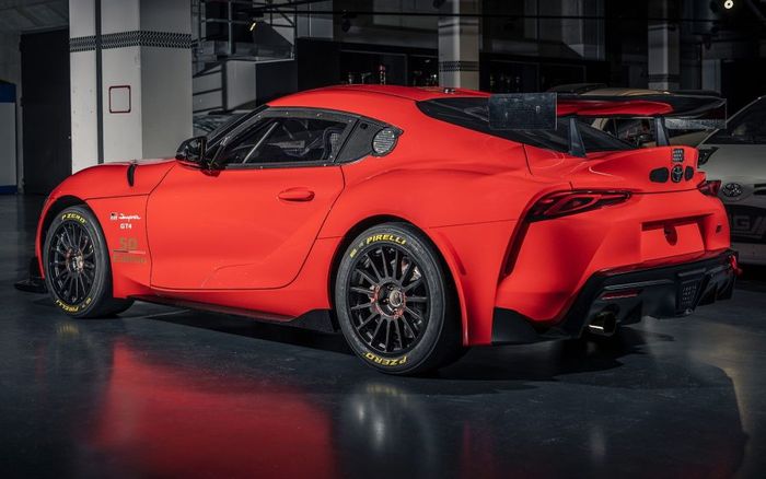 Toyota GR Supra GT4 50 Edition punya tampilan lebih agresif dari model standar