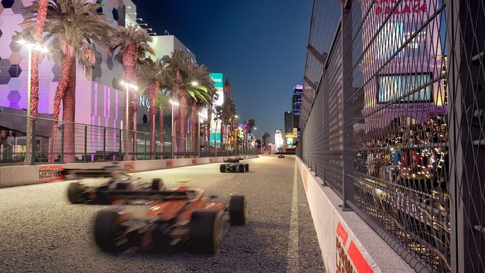 Ilustrasi F1 Las Vegas