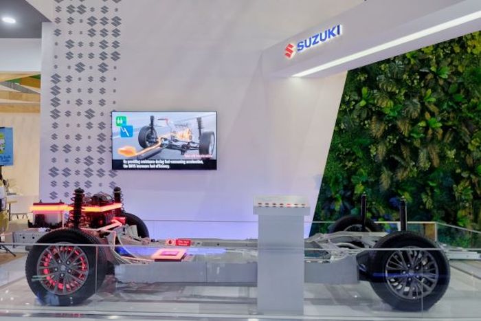 Konsep teknologi Suzuki Smart Hybrid yang dipamerkan dalam IIMS Hybrid 2022
