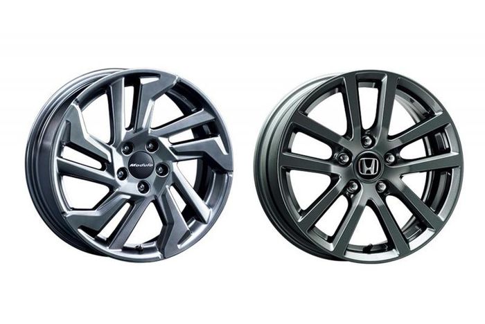 Modifikasi All New Honda HR-V mendapat pelek MS-045 (kiri) dan ME-025 (kanan)  