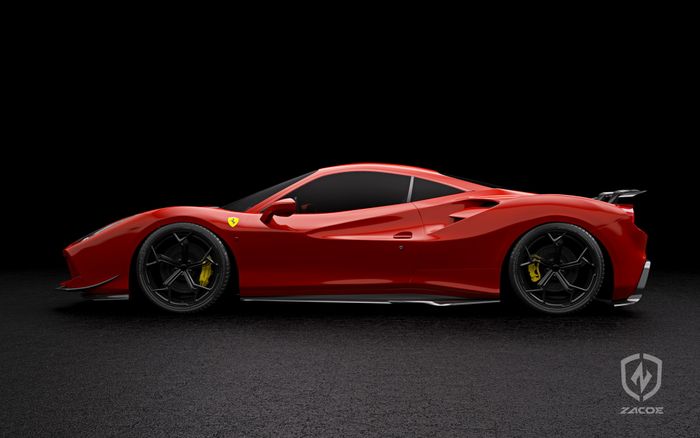 Modifikasi Ferrari 488 GTB ala Dynasty Warriors hasil garapan Zacoe, Taiwan