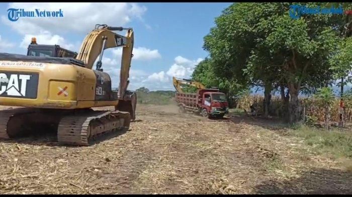 Sirkuit MXGP Indonesia 2022 di Samota, Sumbawa, Nusa Tenggara Barat (NTB) siap digarap usai panen jagung.